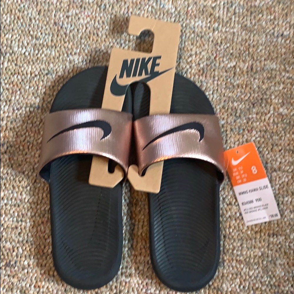 Rose gold. Ike slides